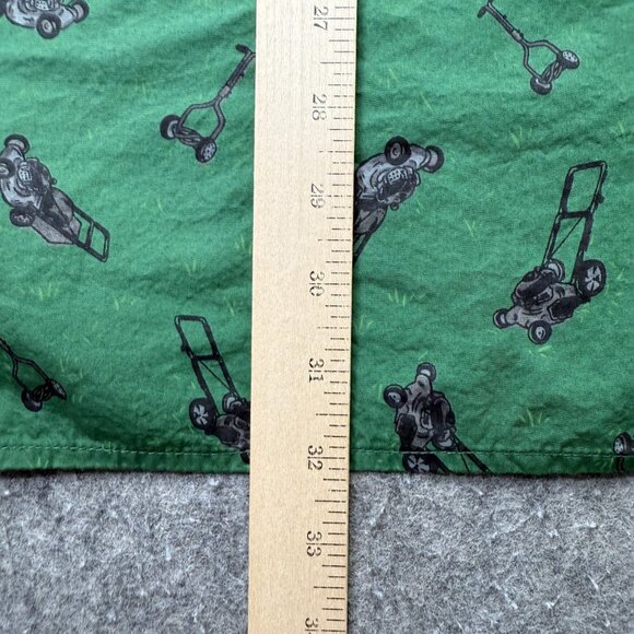 Duluth Trading Untucked Shirt Men 2XLT Green Lawnmower Graphic Short Sleeve - Picture 11 of 13